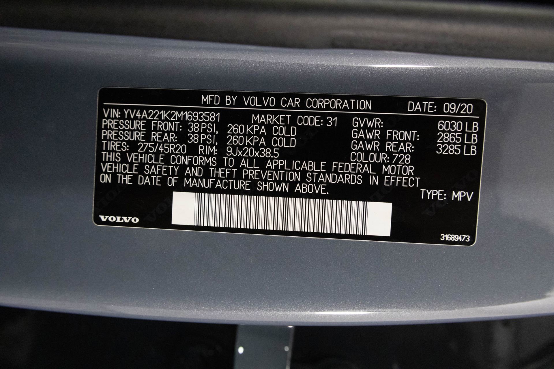 Used 2021 Volvo XC90 T6 Momentum w/ Protection Package image 50