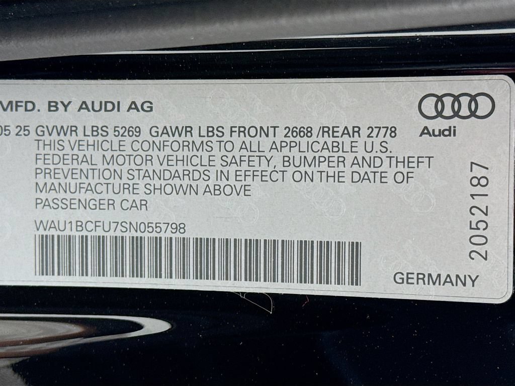 Used 2025 Audi A5 2.0T Premium w/ Convenience Package AWD/4WD image 34