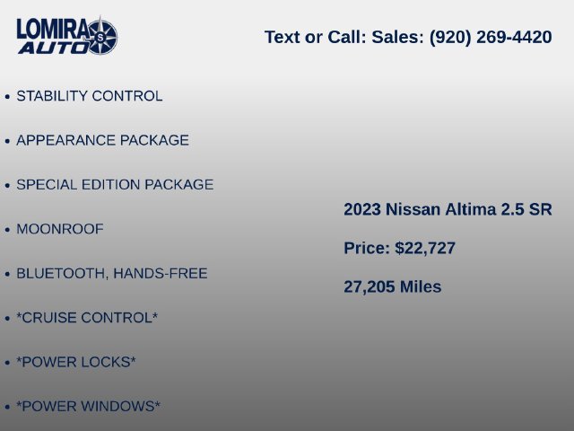 Used 2023 Nissan Altima 2.5 SR AWD/4WD image 6