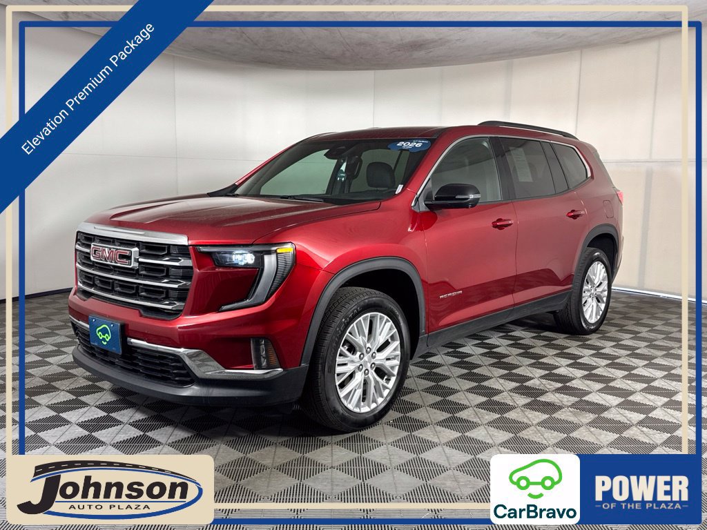 Certified 2026 GMC Acadia Elevation w/ Elevation Premium Package