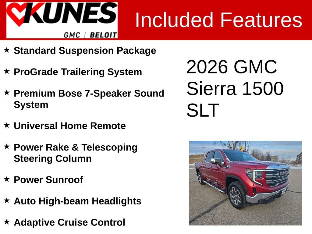 New 2026 GMC Sierra 1500 SLT w/ SLT Premium Plus Package image 3