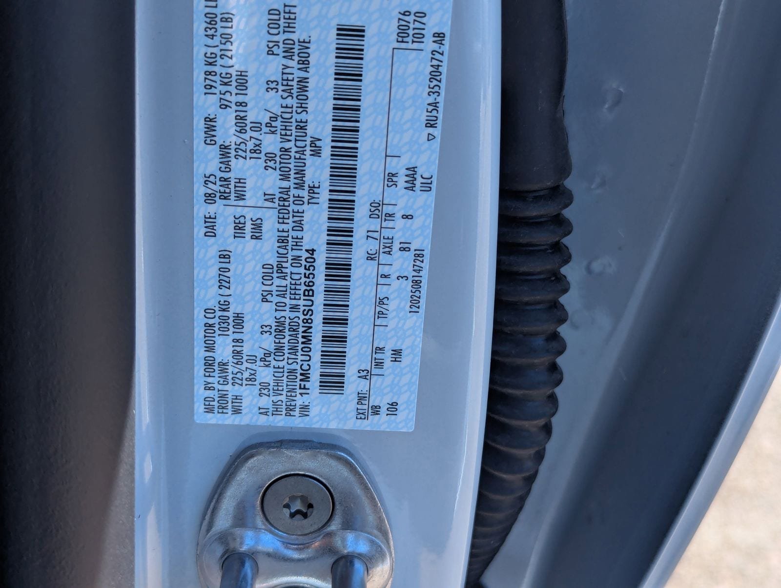 New 2025 Ford Escape ST-Line image 55