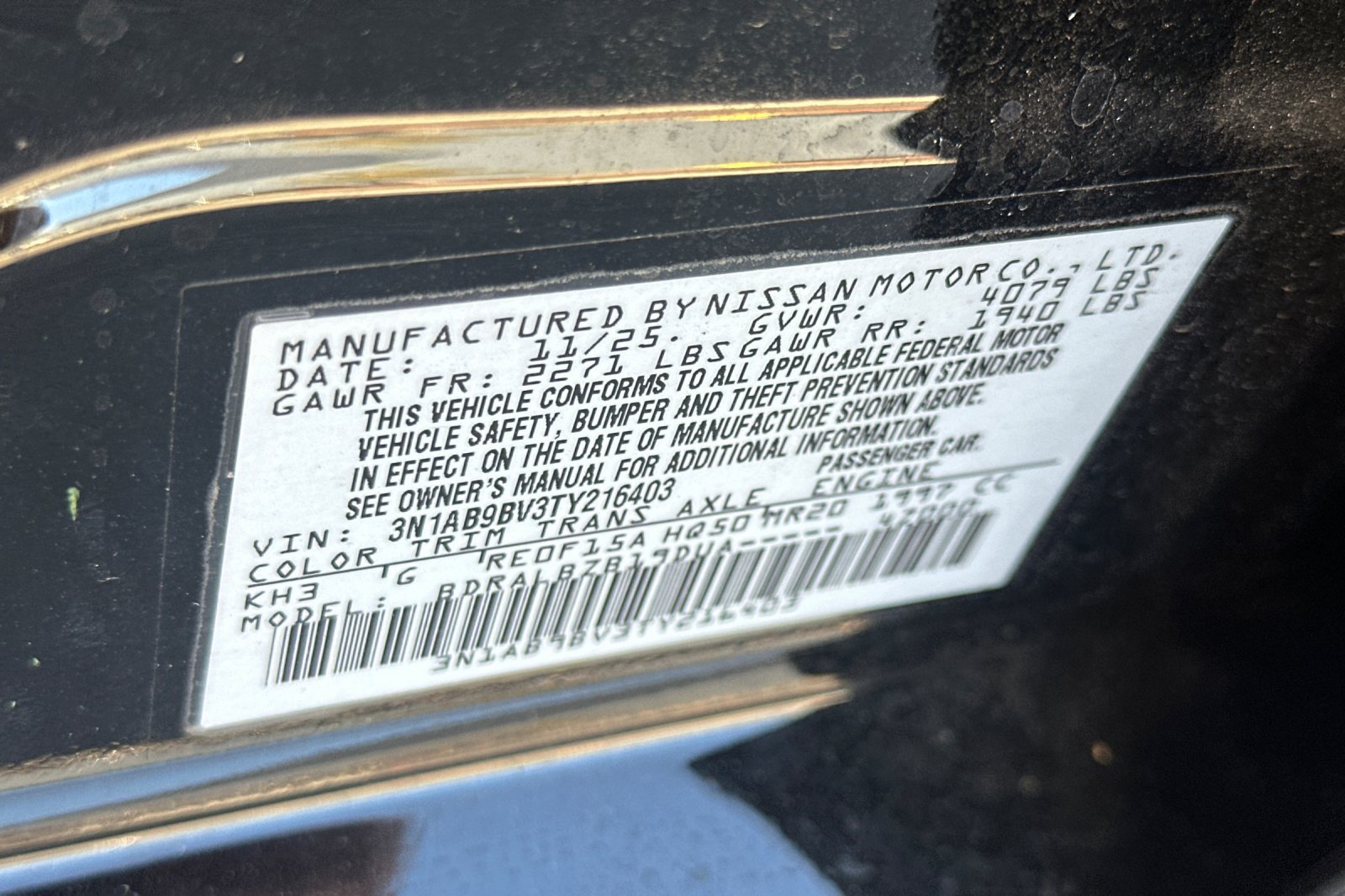 Certified 2026 Nissan Sentra S w/ Floor Mat Package FWD image 52