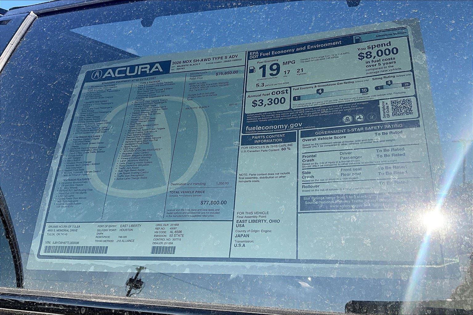 New 2026 Acura MDX Type S image 29