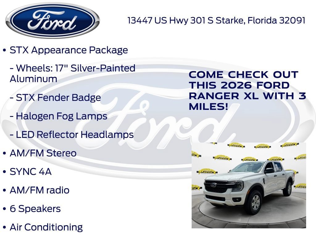 New 2026 Ford Ranger XL AWD/4WD image 15