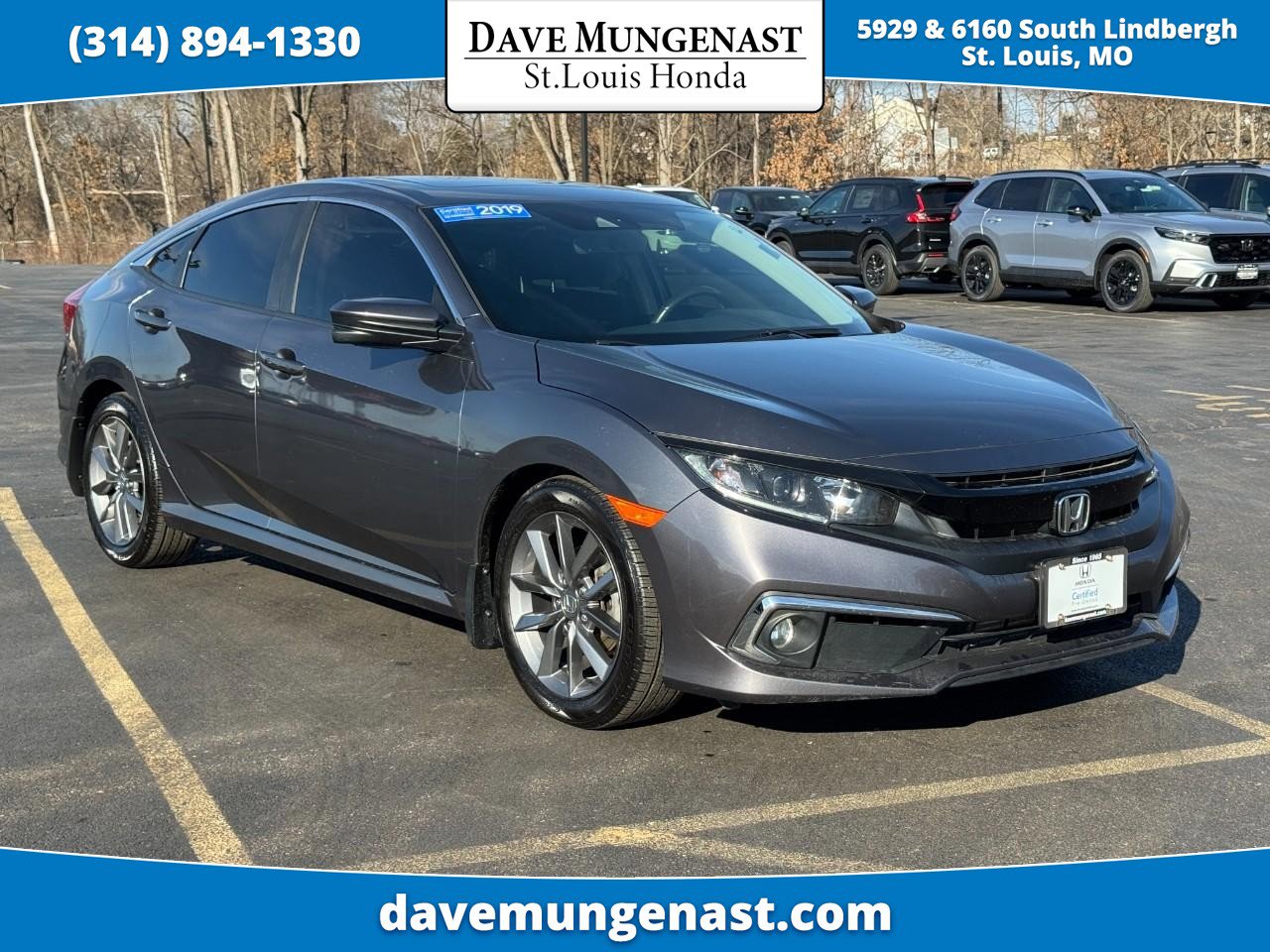 Certified 2019 Honda Civic EX-L image 1