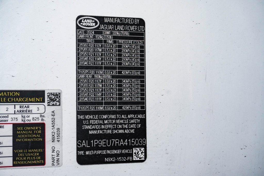 Used 2024 Land Rover Range Rover Sport SE image 29