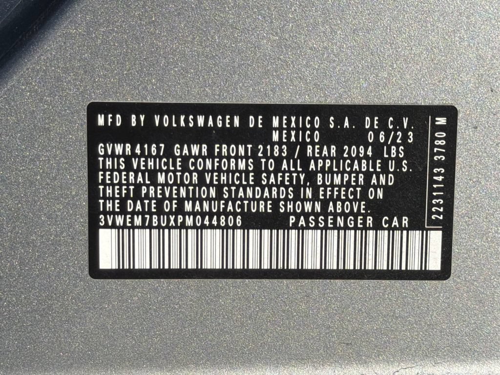 Certified 2023 Volkswagen Jetta SE FWD image 23