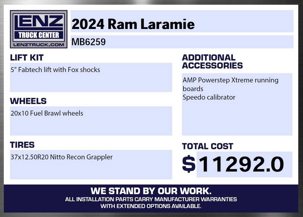 Used 2024 RAM 2500 Laramie AWD/4WD image 2