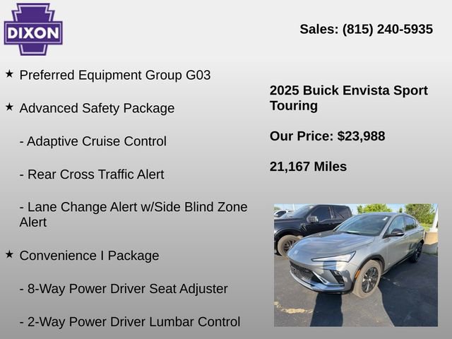 Used 2025 Buick Envista Sport Touring w/ Convenience I Package FWD image 4