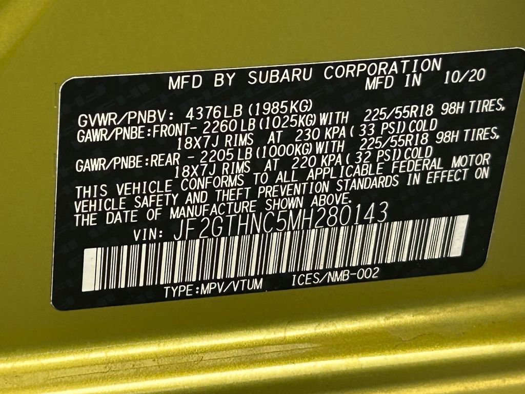 Used 2021 Subaru Crosstrek 2.5i Limited w/ Moonroof Package 2 image 36