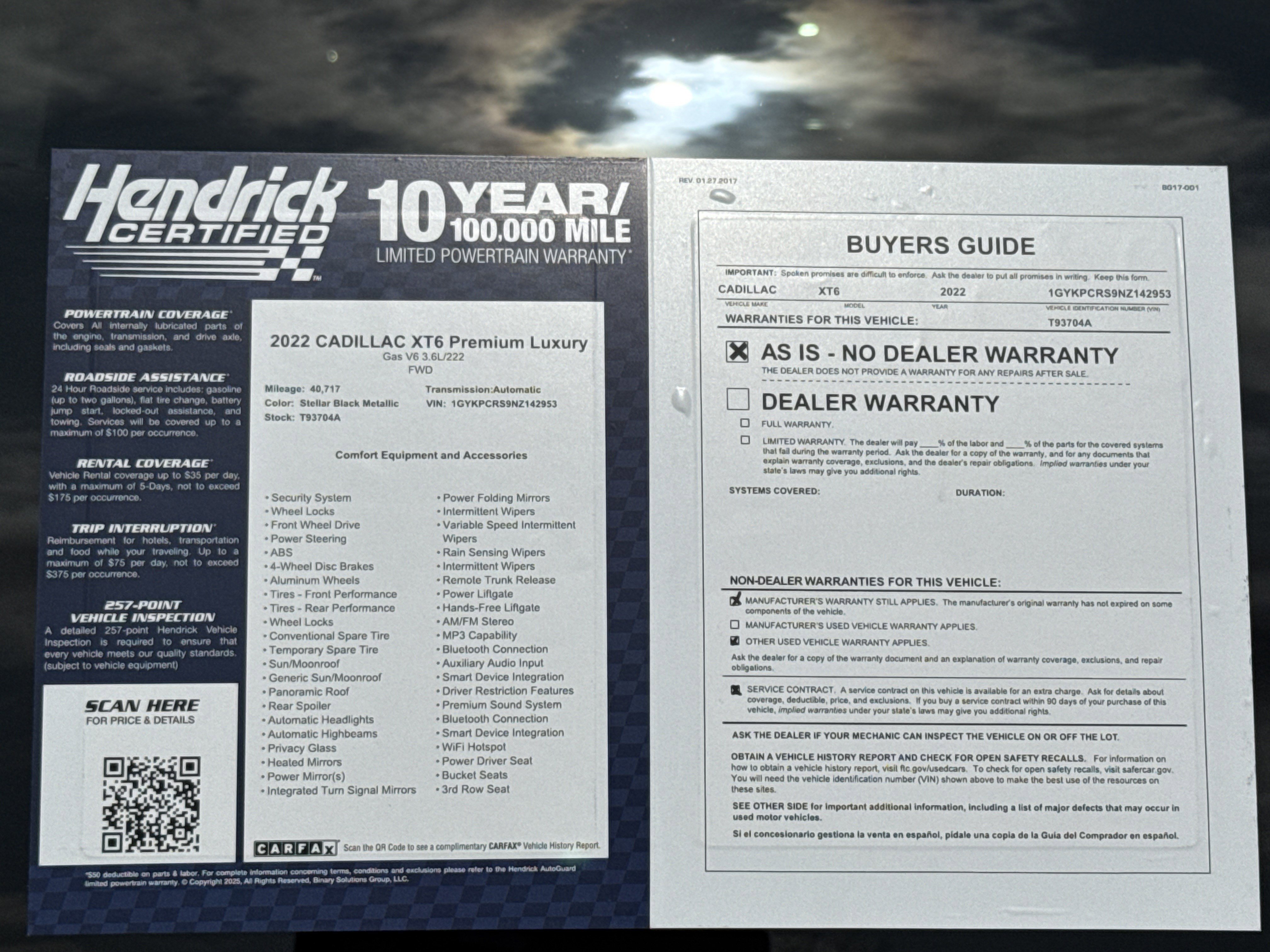 Used 2022 Cadillac XT6 Premium Luxury w/ Technology Package image 41