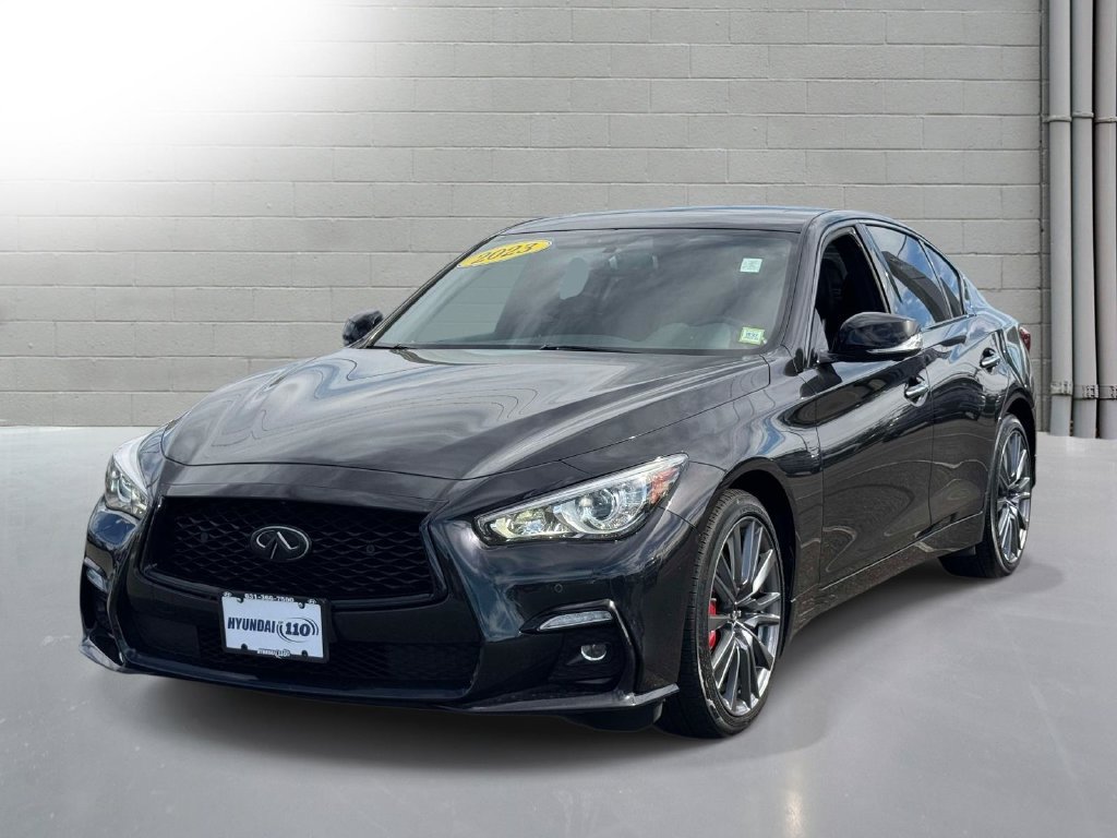 Used 2023 INFINITI Q50 Red Sport 400 w/ Black Opal Edition AWD/4WD image 4