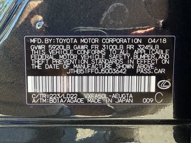 Used 2018 Lexus LS 500 w/ Accessory Package (Z2) RWD image 25