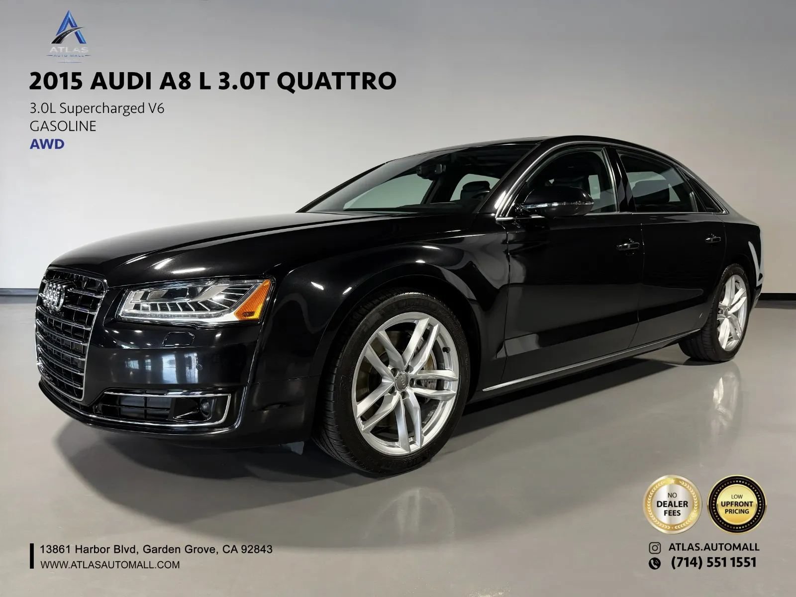 Used 2015 Audi A8 L 3.0T w/ Premium Package
