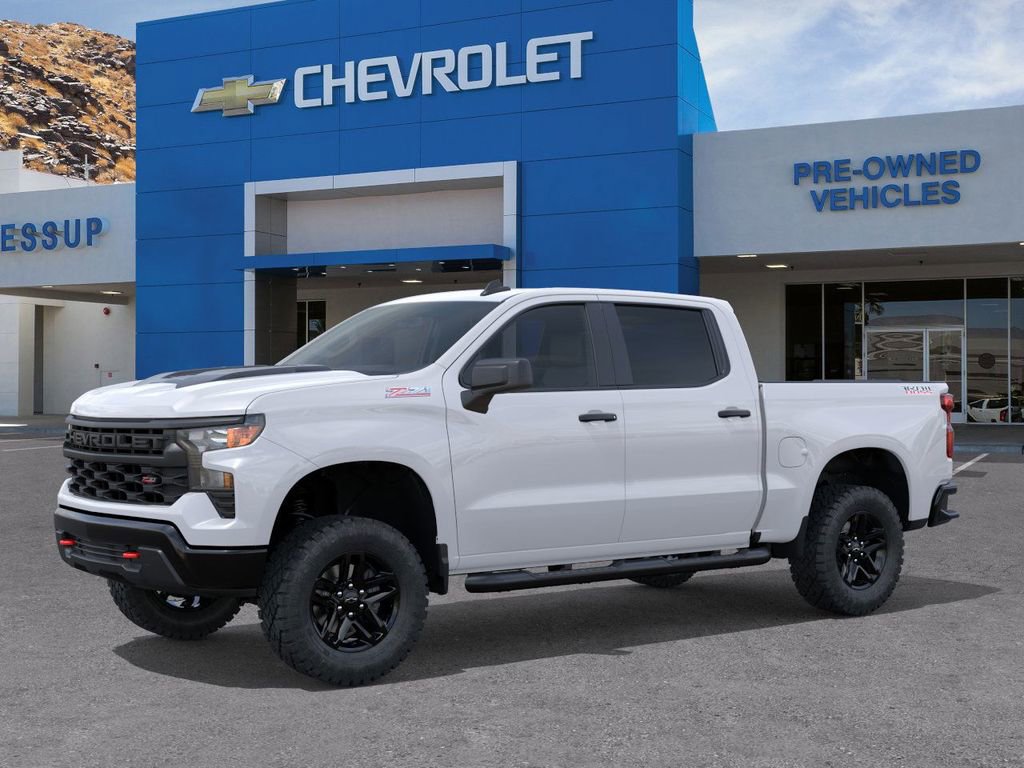 New 2026 Chevrolet Silverado 1500 Custom Trail Boss w/ LPO, Dark Essentials Package AWD/4WD image 2