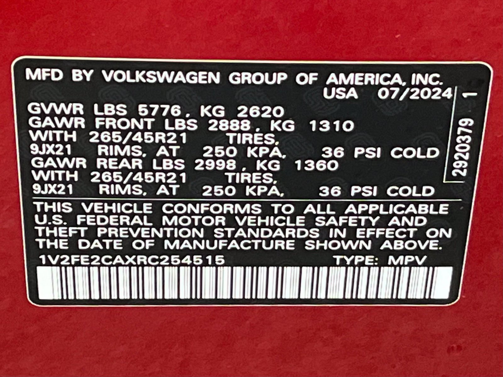 Used 2024 Volkswagen Atlas Cross Sport SEL Premium R-Line AWD/4WD image 19