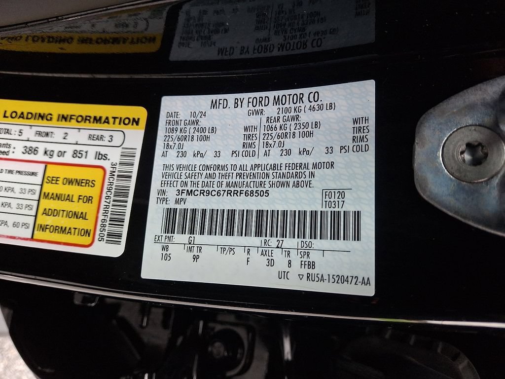 Certified 2024 Ford Bronco Sport Outer Banks w/ Tech Package AWD/4WD image 27