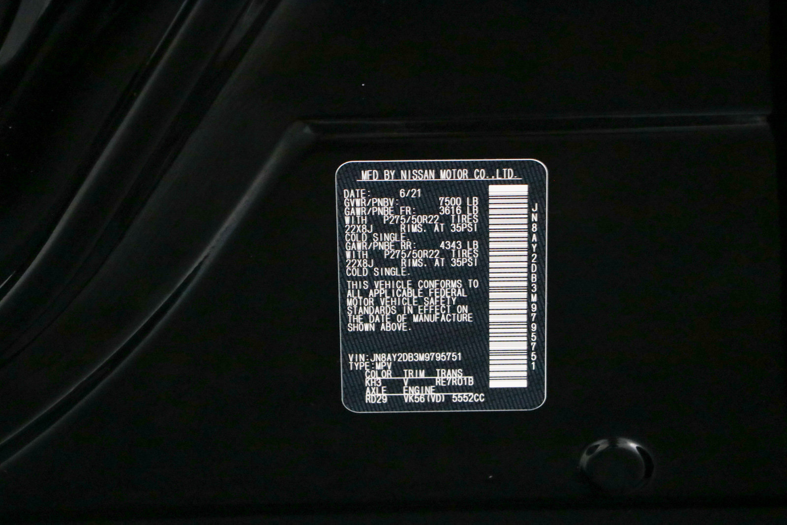 Used 2021 Nissan Armada Platinum w/ Captain's Chairs Package AWD/4WD image 38