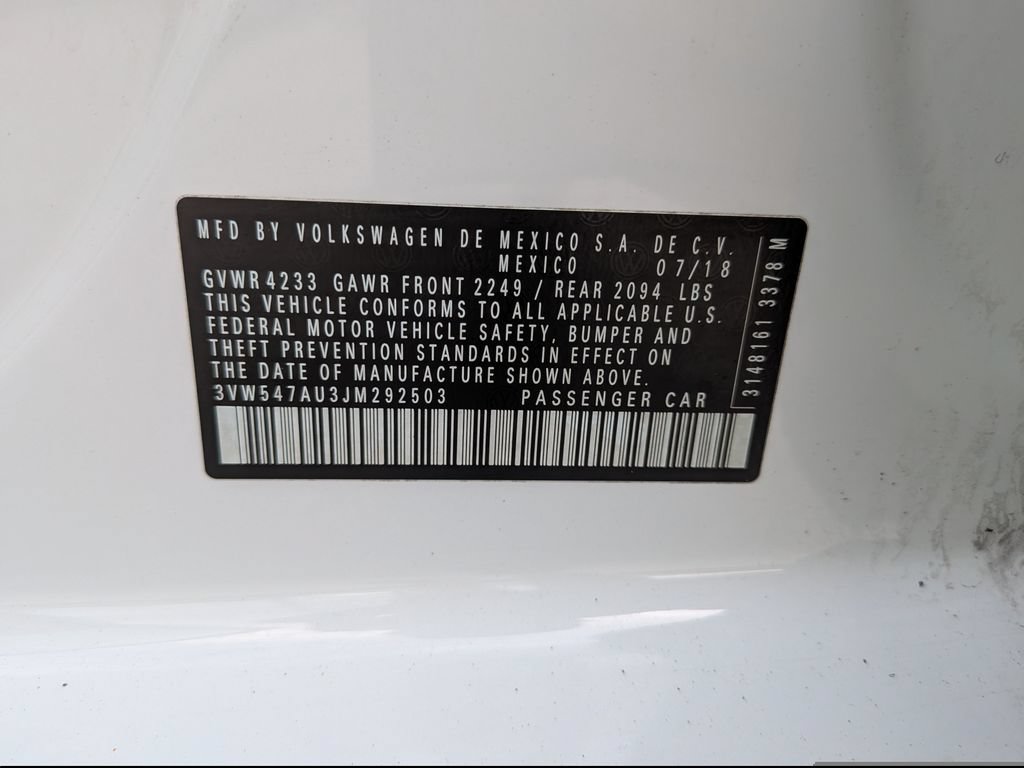 Used 2018 Volkswagen GTI SE w/ SE Leather Package FWD image 34