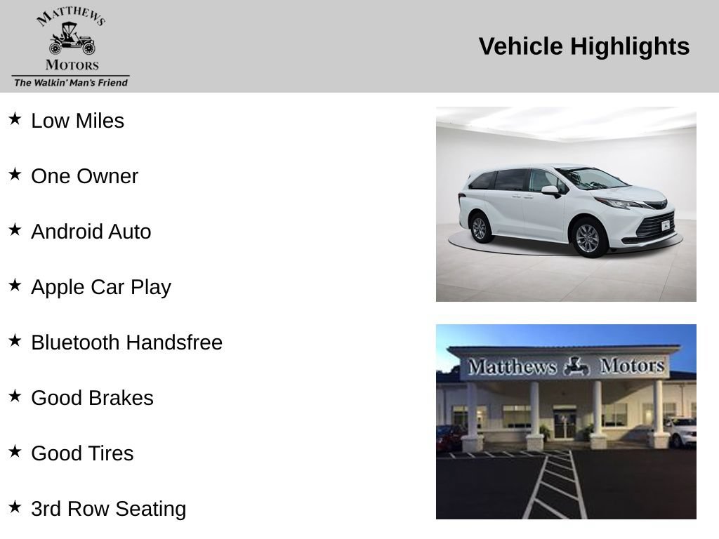 Used 2022 Toyota Sienna LE FWD image 14