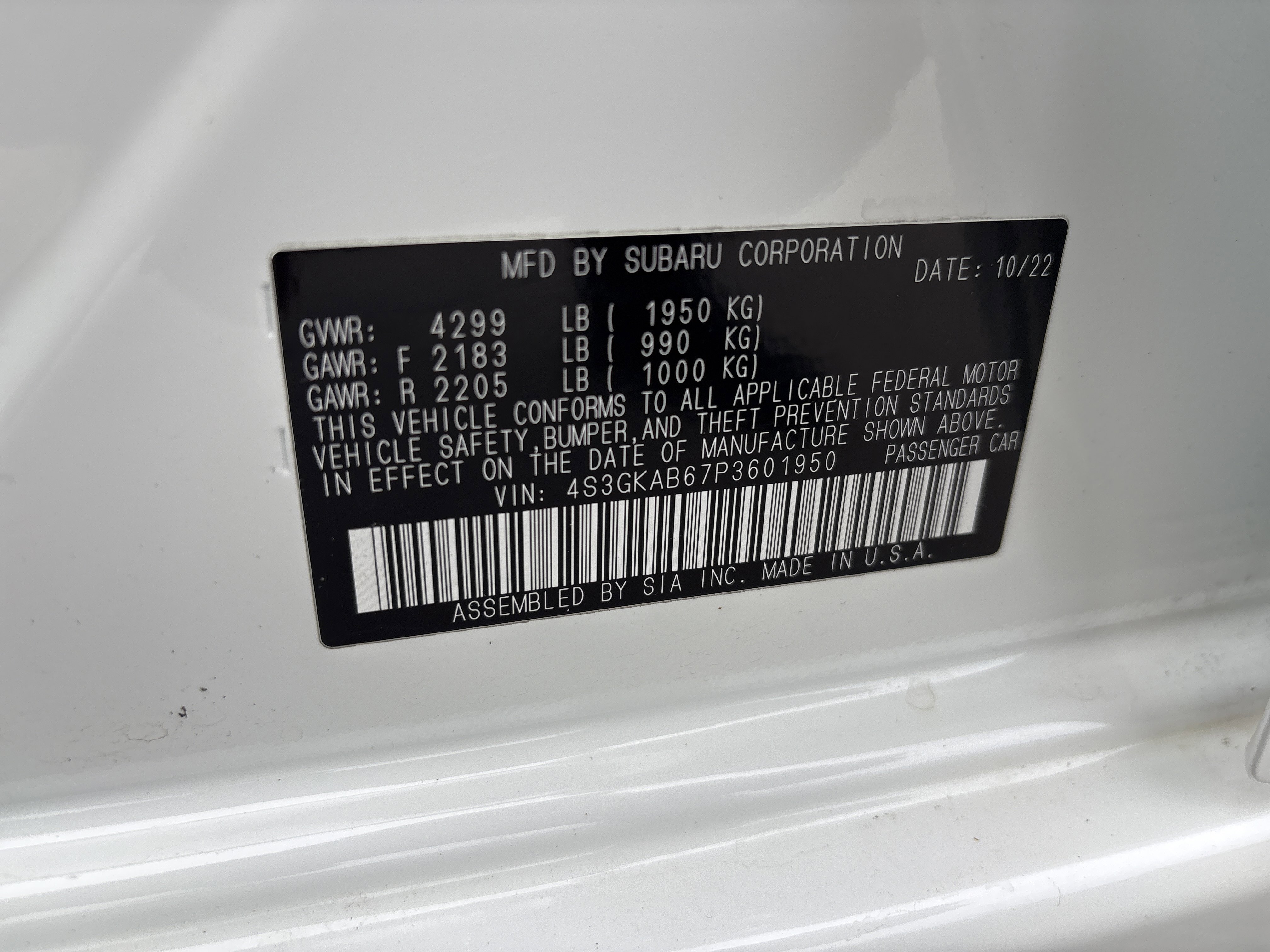 Used 2023 Subaru Impreza 2.0i image 35