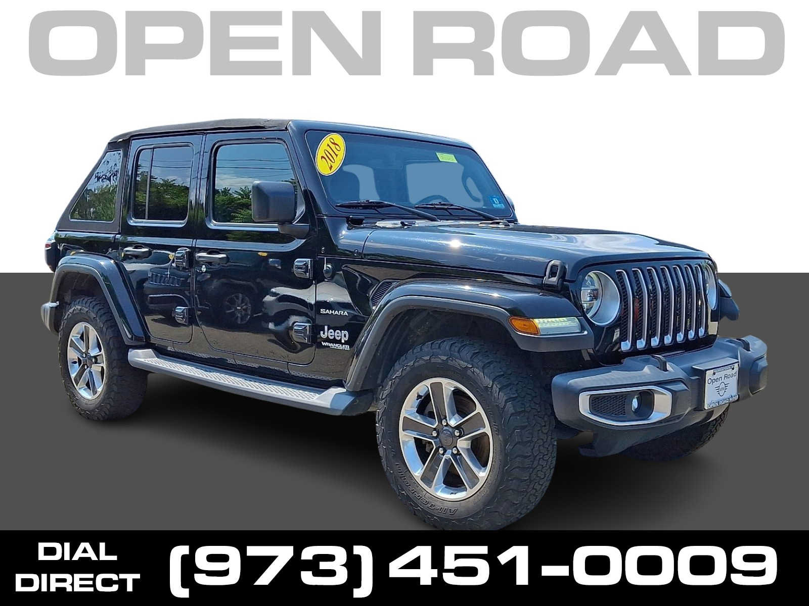 Used 2018 Jeep Wrangler Unlimited Sahara AWD/4WD image 1