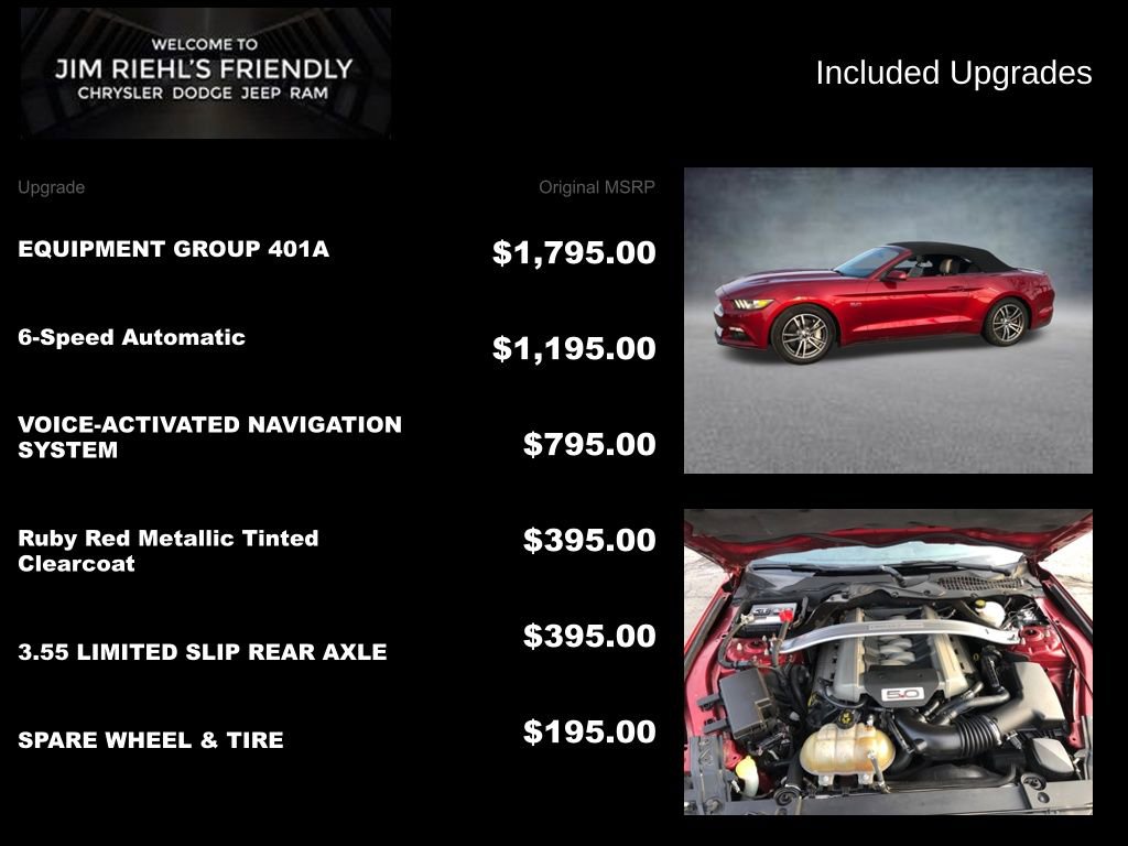 Used 2015 Ford Mustang GT Premium w/ Equipment Group 401A image 10