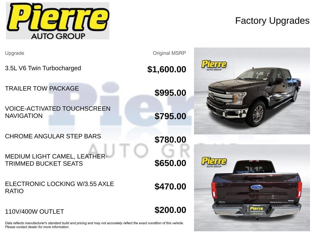 Used 2020 Ford F150 Lariat w/ Trailer Tow Package AWD/4WD image 14