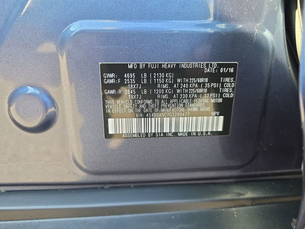 Used 2016 Subaru Outback 2.5i Limited AWD/4WD image 38