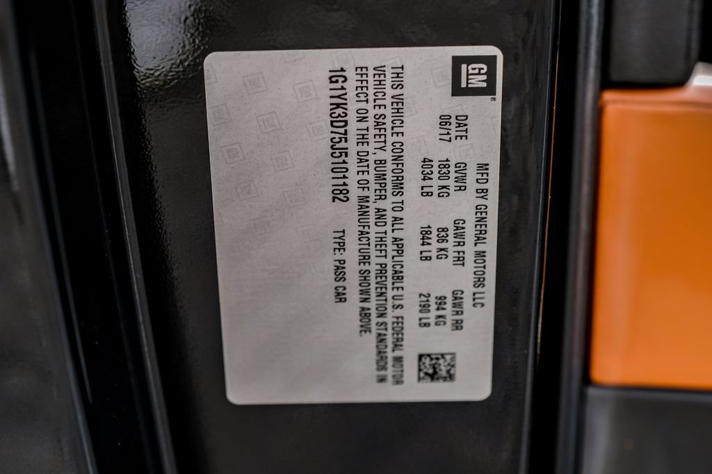 Used 2018 Chevrolet Corvette Stingray Convertible Z51 2LT RWD image 56