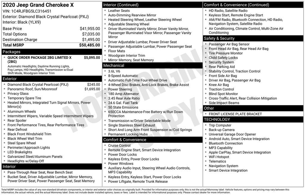 Used 2020 Jeep Grand Cherokee Limited X image 16