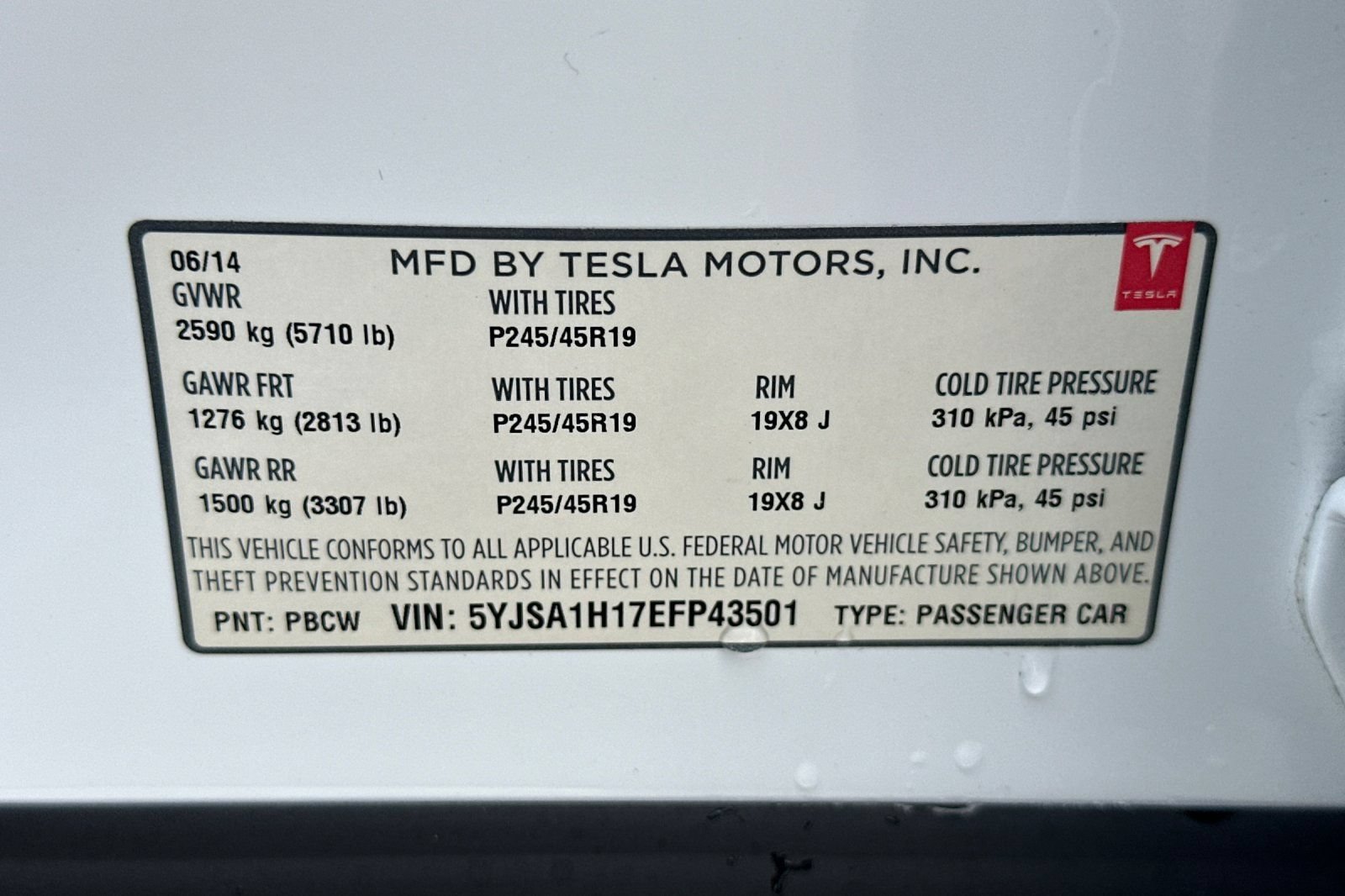 Used 2014 Tesla Model S P85 RWD image 29
