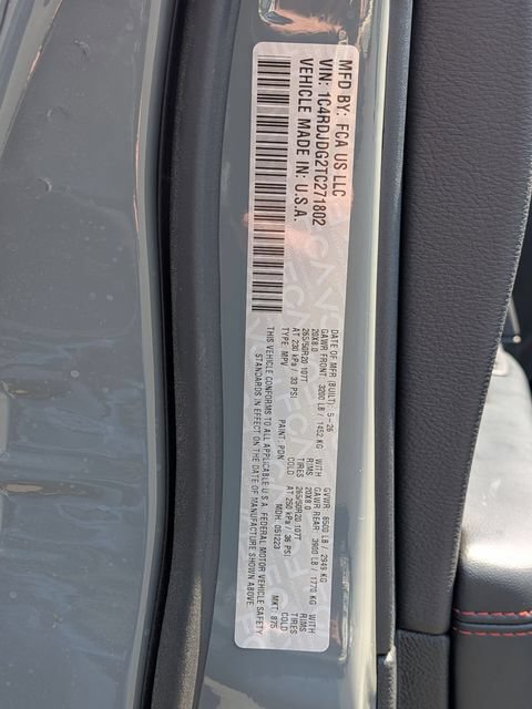 New 2026 Dodge Durango GT w/ Blacktop Package AWD/4WD image 39