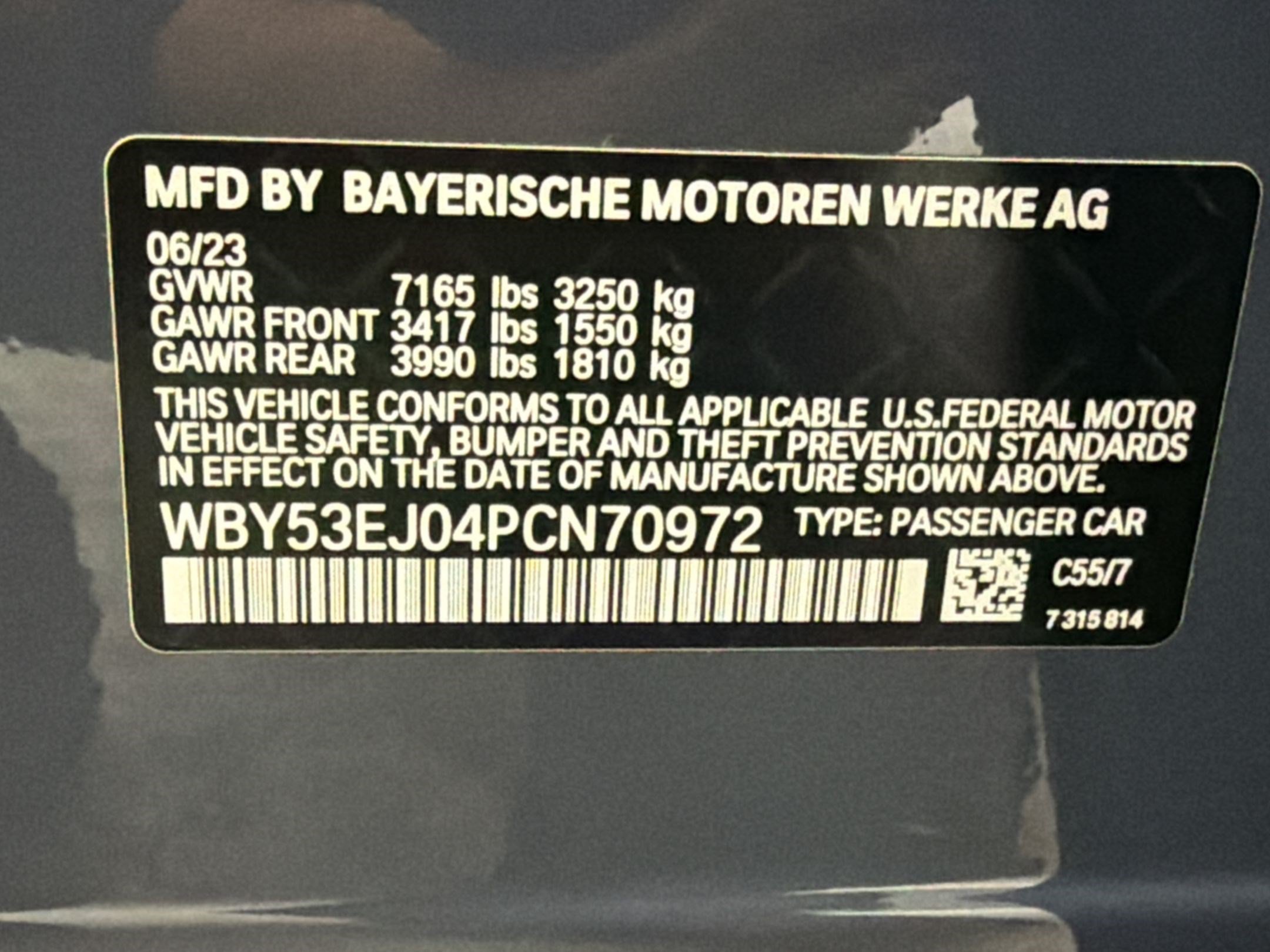 Certified 2023 BMW i7 xDrive60 AWD/4WD image 25