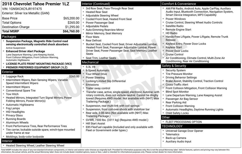 Used 2018 Chevrolet Tahoe Premier image 36