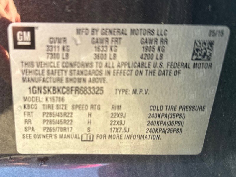 Used 2015 Chevrolet Tahoe LT image 28