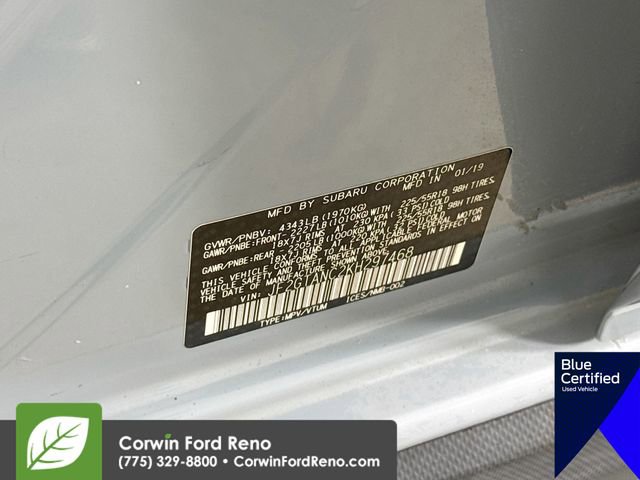 Used 2019 Subaru Crosstrek 2.0i Limited w/ Moonroof Package w/Navigation AWD/4WD image 37