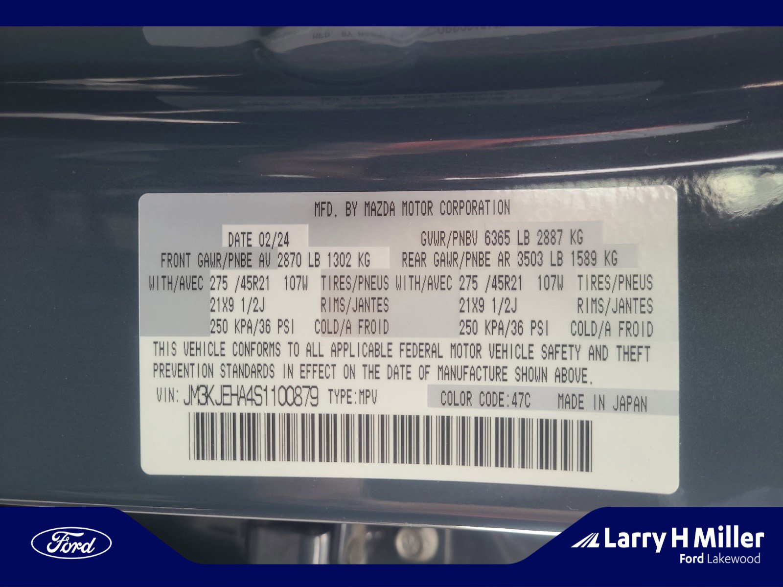 Used 2025 MAZDA CX-70 Plug-In Hybrid w/ Premium Plus image 25