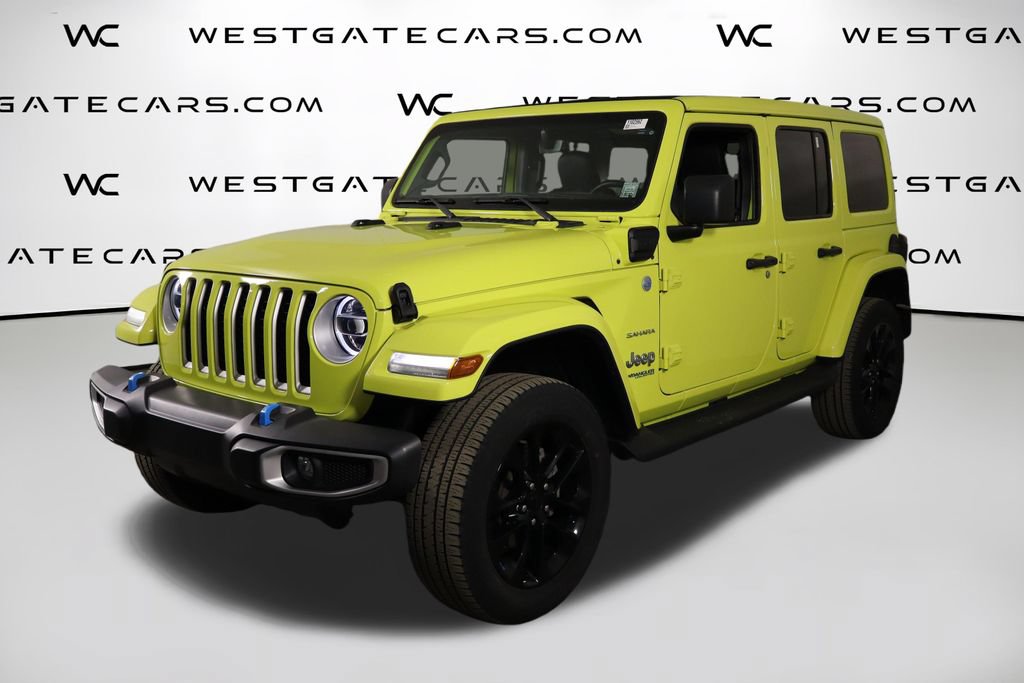 Used 2022 Jeep Wrangler Unlimited Sahara w/ Cold Weather Group AWD/4WD image 1