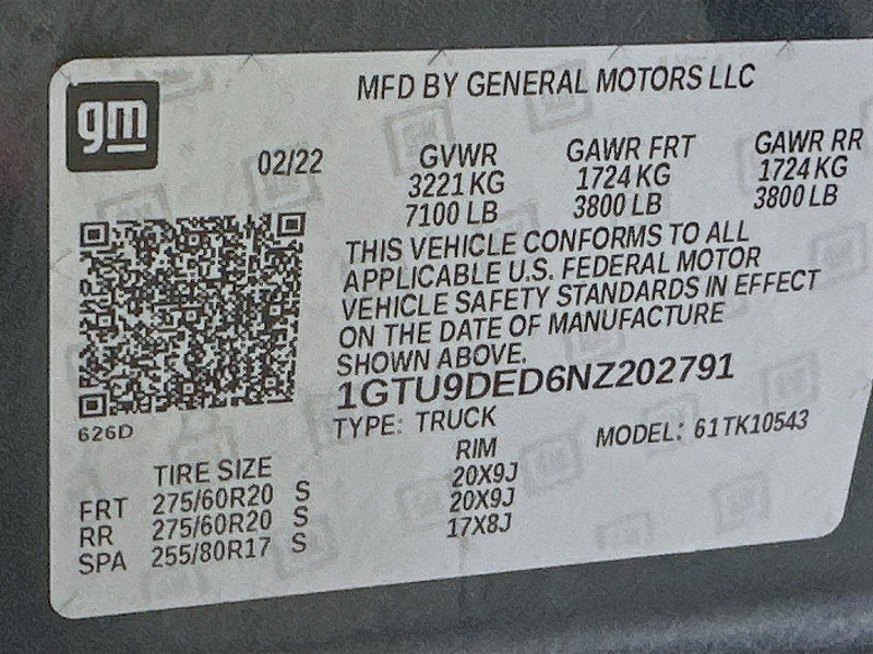 Used 2022 GMC Sierra 1500 SLT w/ SLT Premium Plus Package image 32