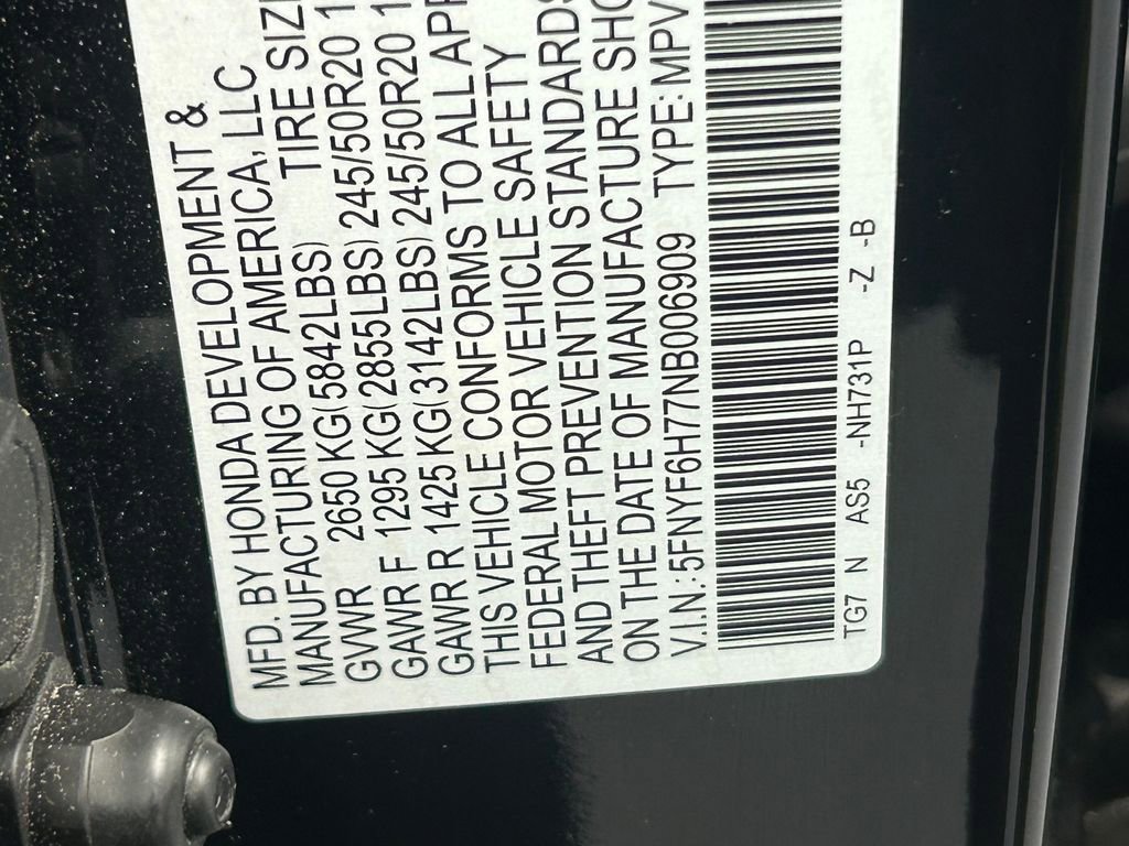 Used 2022 Honda Pilot Black Edition image 47