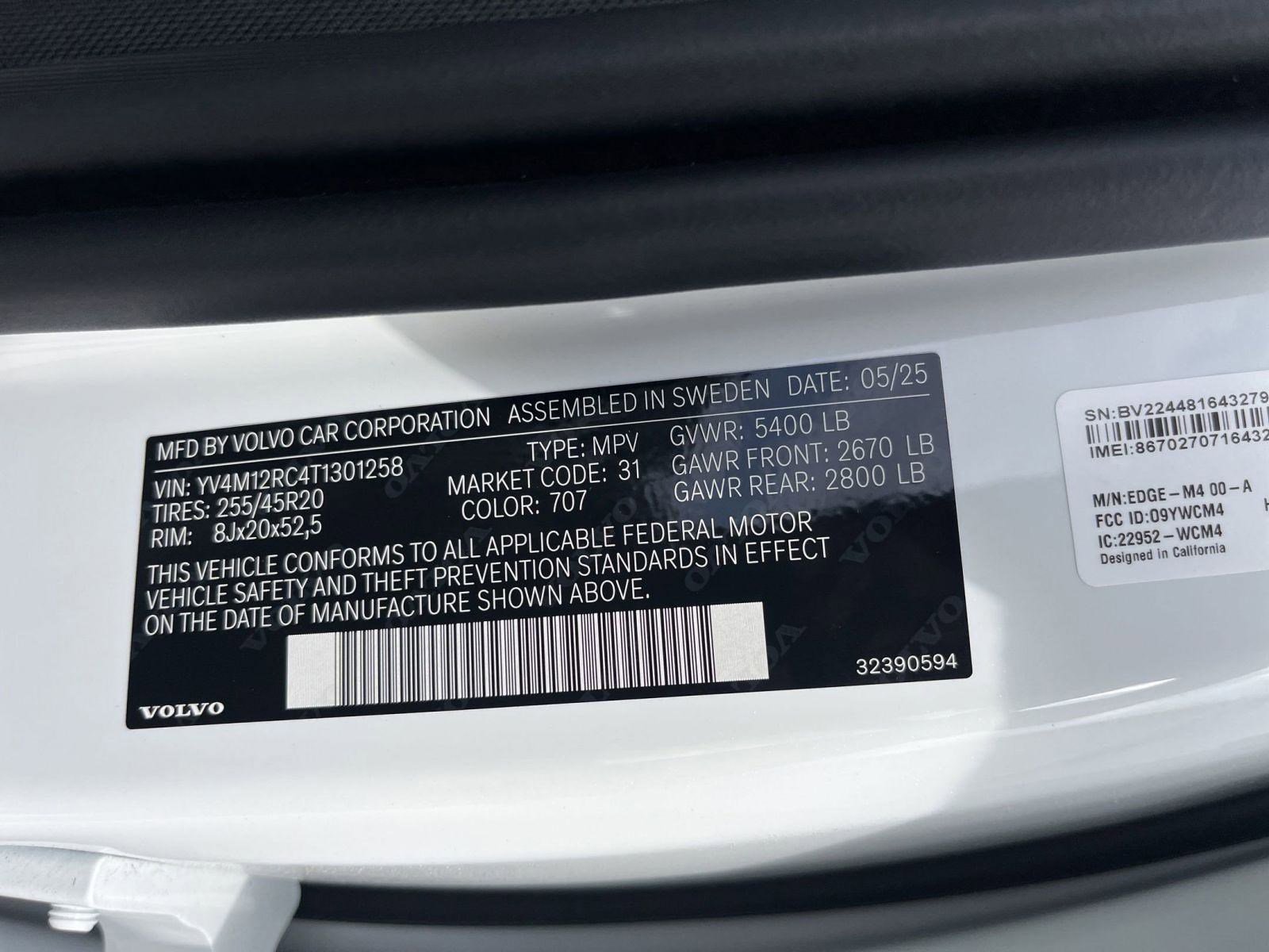 New 2026 Volvo XC60 B5 Plus w/ Protection Package Premier image 20