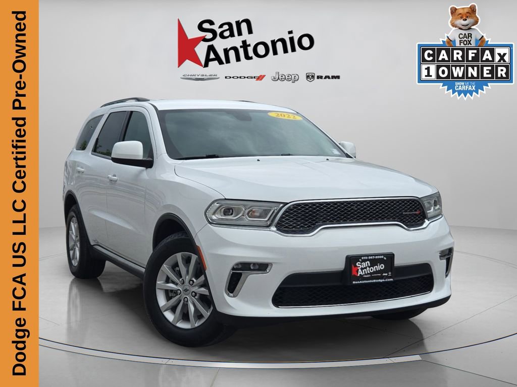 Certified 2022 Dodge Durango SXT image 1