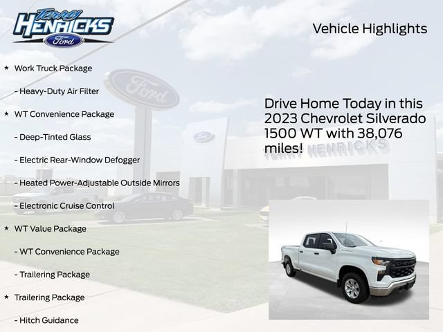 Used 2023 Chevrolet Silverado 1500 W/T w/ WT Value Package AWD/4WD image 4
