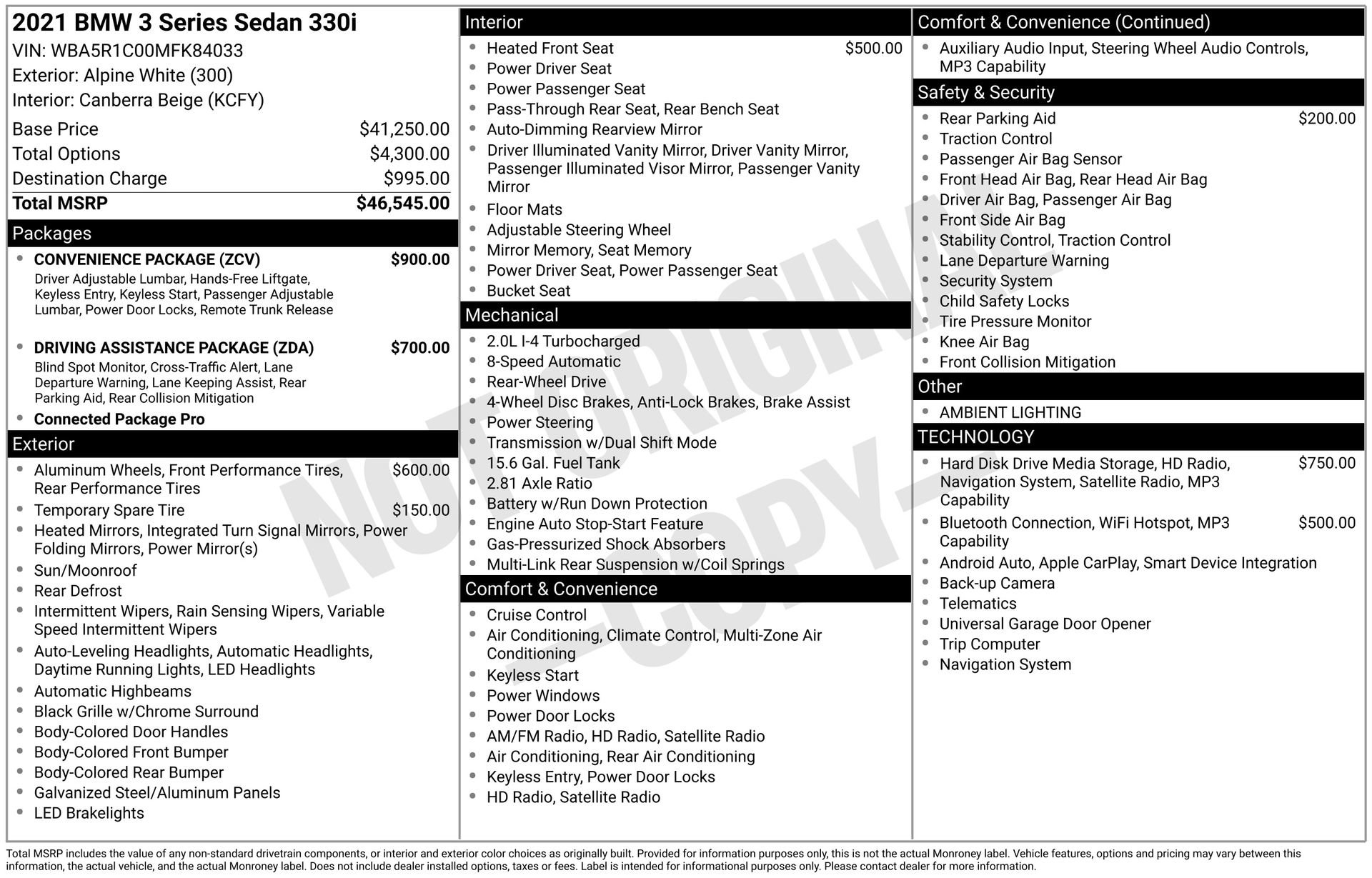 Used 2021 BMW 330i Sedan w/ Convenience Package image 21