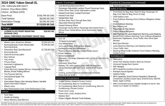 Used 2024 GMC Yukon XL Denali AWD/4WD image 1