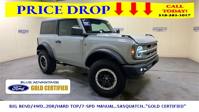 Certified 2022 Ford Bronco Big Bend w/ Sasquatch Package