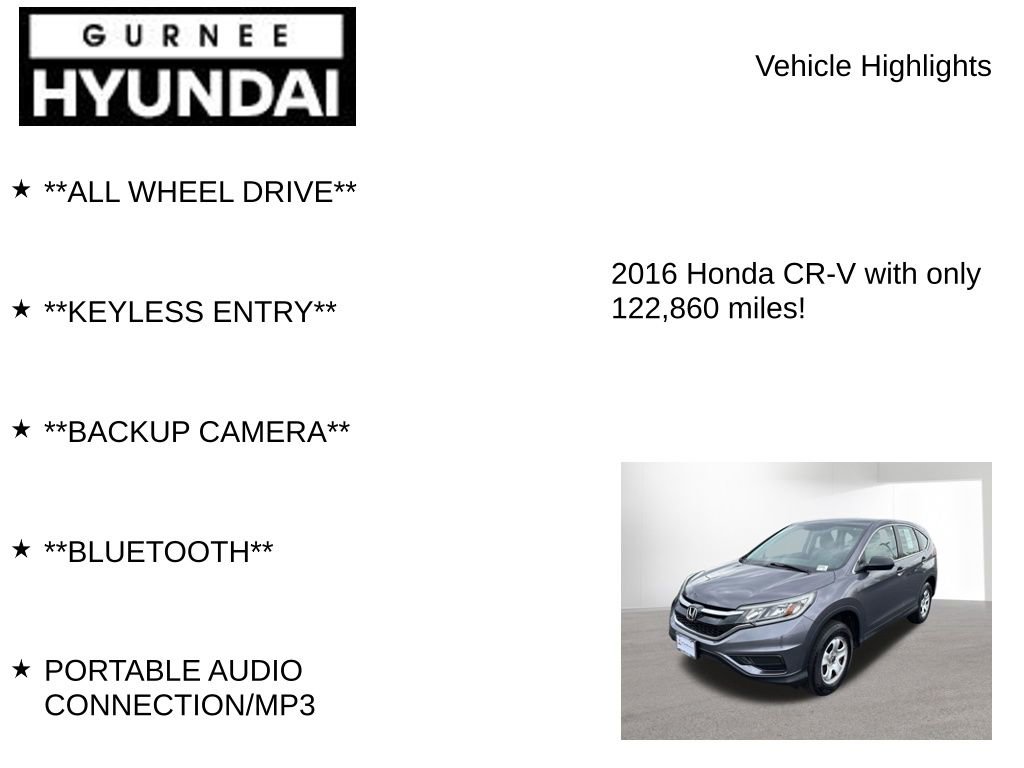 Used 2016 Honda CR-V LX image 7