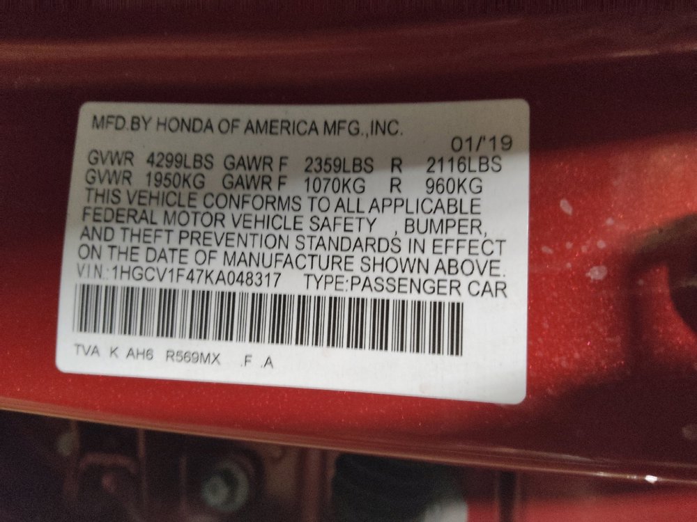 Used 2019 Honda Accord EX image 33